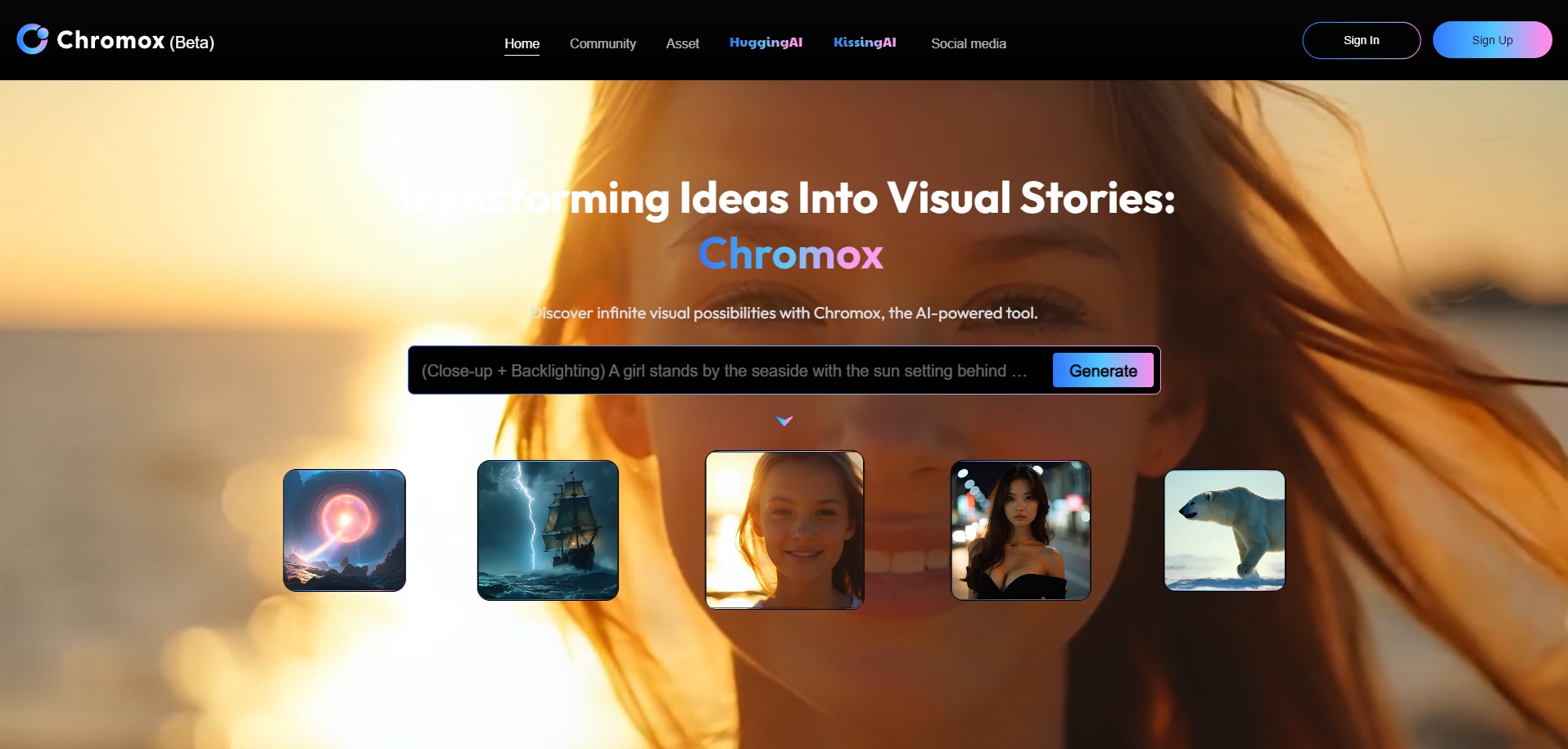 Chromox ai text to videos